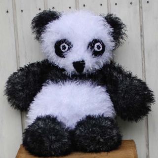 Panda i Pälsgarn Decofur+ Diva