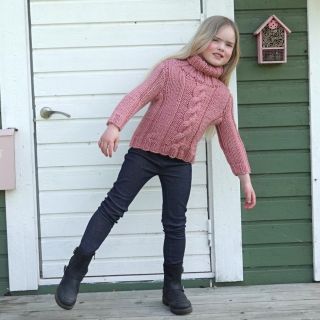 Barntröja med Fläta i Maxi
