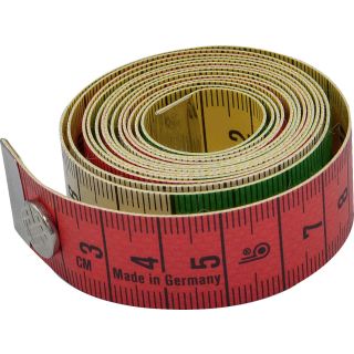 Måttband med knapp
