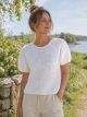  Virkad t-shirt i Angela Gold